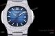 Luxury Replica Patek Philippe Nautilus Iced Out Watch Blue Dial Stainless steel (2)_th.jpg